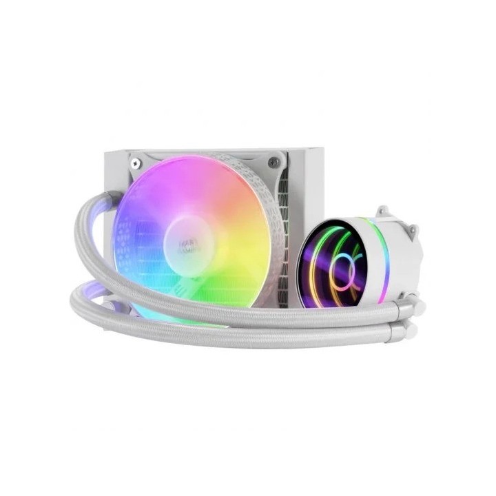 REFRIGERACION LIQUIDA CPU MARS GAMING FRGB 120MM WHITE