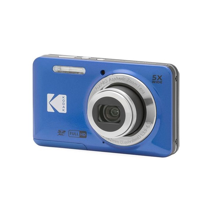 Kodak Pixpro FZ55 Cámara Digital 16 MPx con Batería de Litio Azul + Funda Regalo