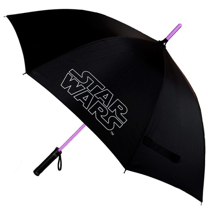 Paraguas manual Star Wars 53cm efecto espada laser
