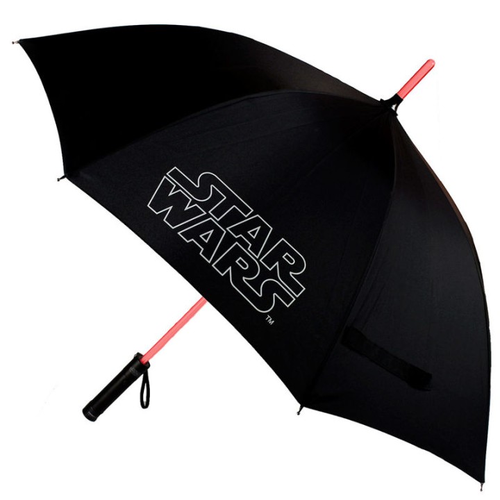 Paraguas manual Star Wars 53cm efecto espada laser