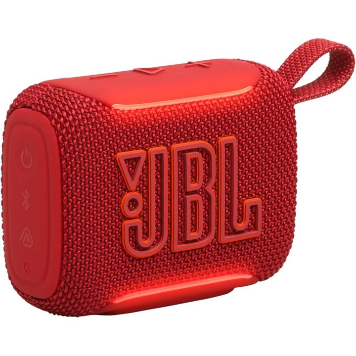 Jbl GO5 Altavoz Bluetooth con Auracast y Luces Led Rojo
