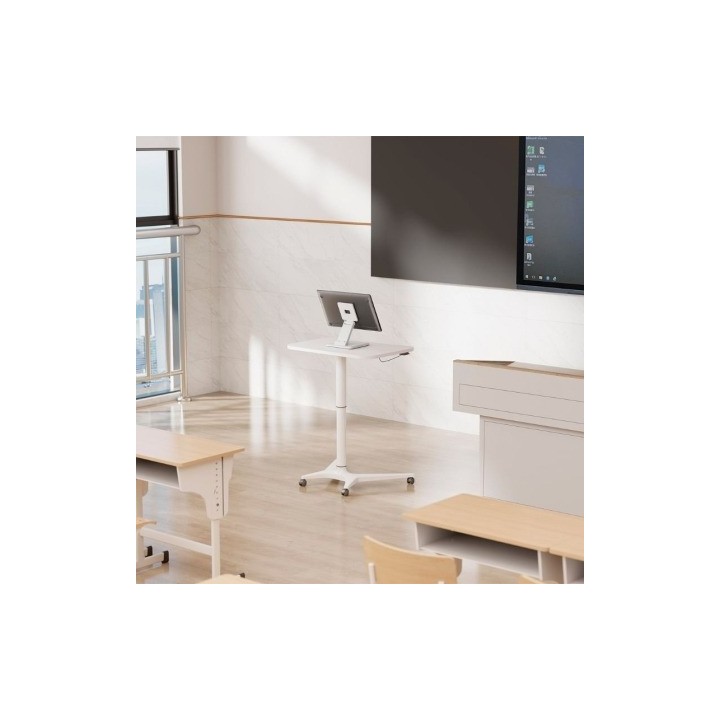 SOPORTE SOBREMESA AISENS MONITOR/POS 10 - 27 INCLINABLE WHITE