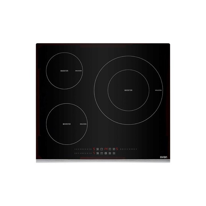 SVAN SVI6393 PLACA INDUCCIÓN 7200W 59X52X6CM CRISTAL