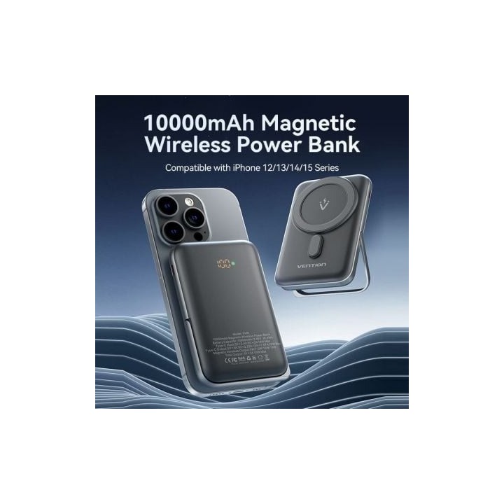 POWERBANK VENTION 10000MAH USB-C 20W WHITE
