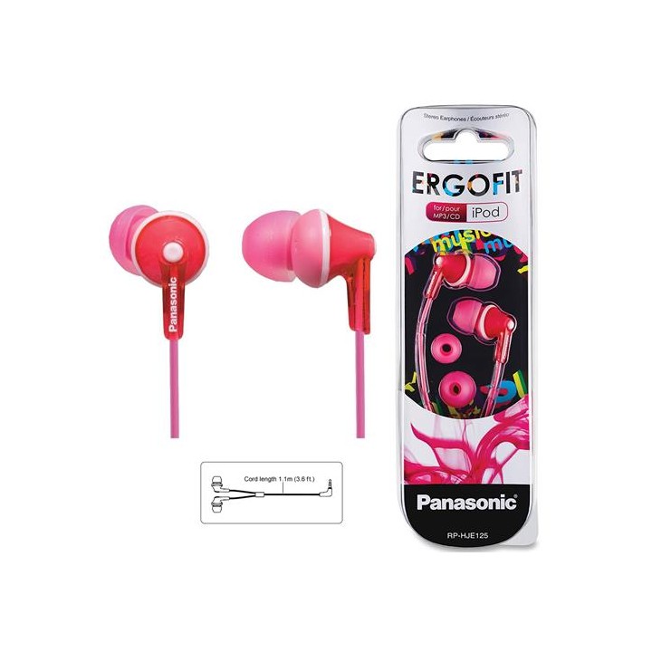 Panasonic RP-HJE125E-P Auricular Rosa