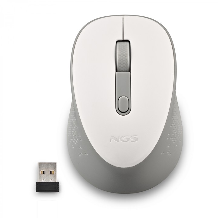 NGS DEW ratón Ambidextro RF inalámbrico Í“ptico 1600 DPI