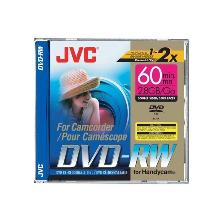 JVC DVD-RW 60 MIN. REGRABABLE VIDEOCÁMARA
