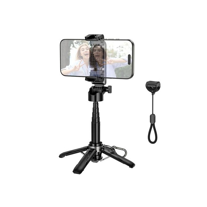 Hoco K27 Selfie Stick y Monopié con Mando Bluetooth