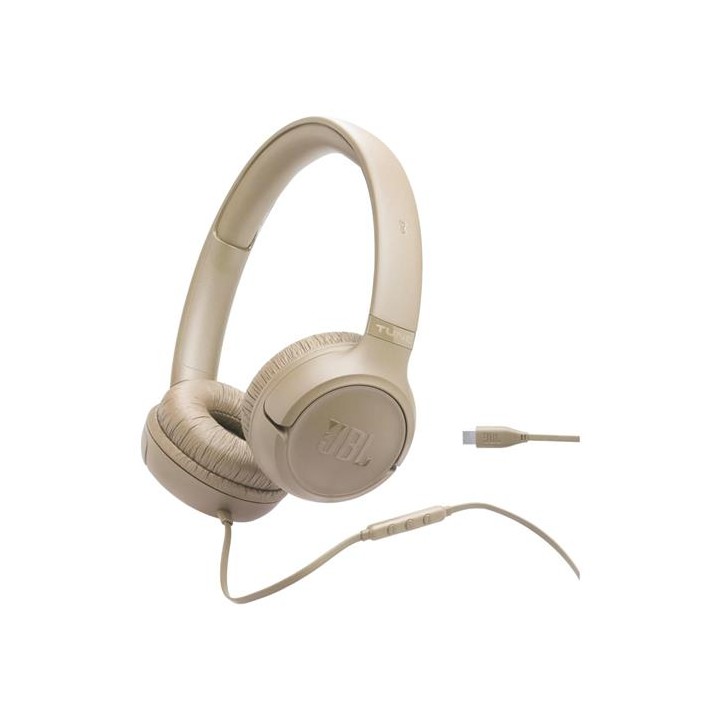Jbl Tune 530C Auricular con Cable USB-C Beige