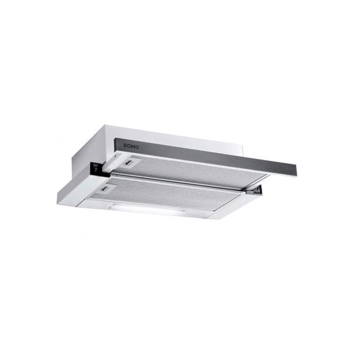 Romo RO-CE60IP Campana Doble Motor Panel Frontal Inox