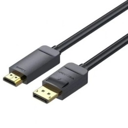 CABLE CONVERSOR VENTION DISPLAYPORT - HDMI 4K 2M BLACK