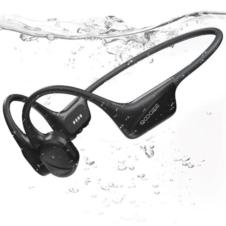 Doogee BoneBeat Swim Auricular de Conducción Osea BT y MP3 para Nadar Negro