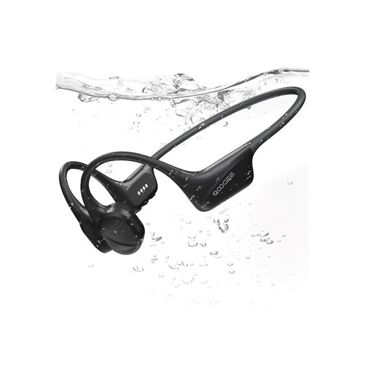 Doogee BoneBeat Swim Auricular de Conducción Osea BT y MP3 para Nadar Negro