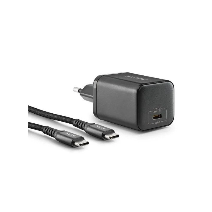 CARGADOR DE PORTATIL LENOVO NGS BUD GAN USB-C 65W 5 CONECTORES + CABLE 1.5M USB-C BLACK