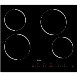 Svan SV4601 Placa Vitroceramica 60cm 4F Cristal Negro