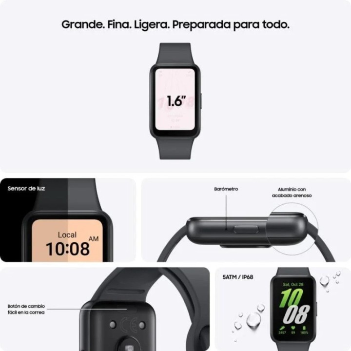 RELOJ SMARTBAND SAMSUNG GALAXY FIT 3 BLUETOOTH GREY