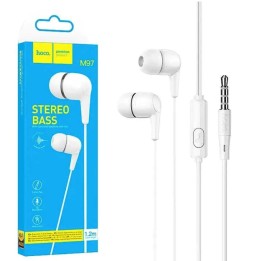 Hoco M97 Auriculares con Micrófono y Clavija 3.5mm Blanco