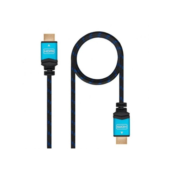 CABLE HDMI V2.0 ALTA VELOCIDAD 4K 60HZ 18GBPS NANOCABLE 7M TRENZADO