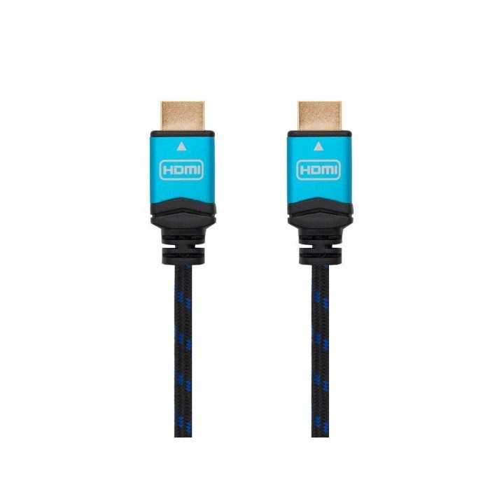 CABLE HDMI V2.0 ALTA VELOCIDAD 4K 60HZ 18GBPS NANOCABLE 7M TRENZADO