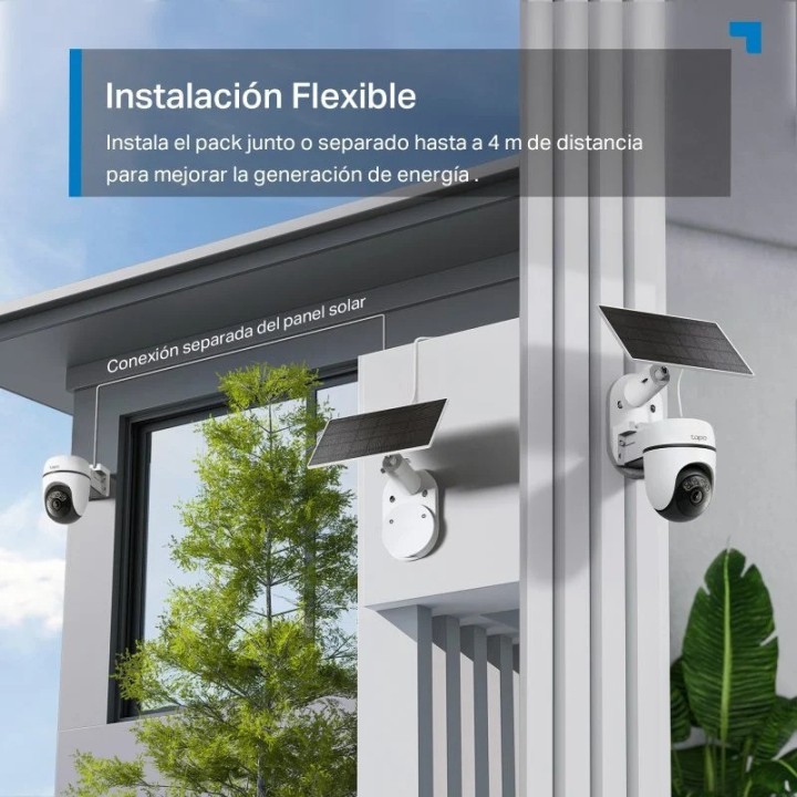 KIT TC90 TP-LINK CAMARA IP EXTERIOR + PANEL SOLAR POWERED