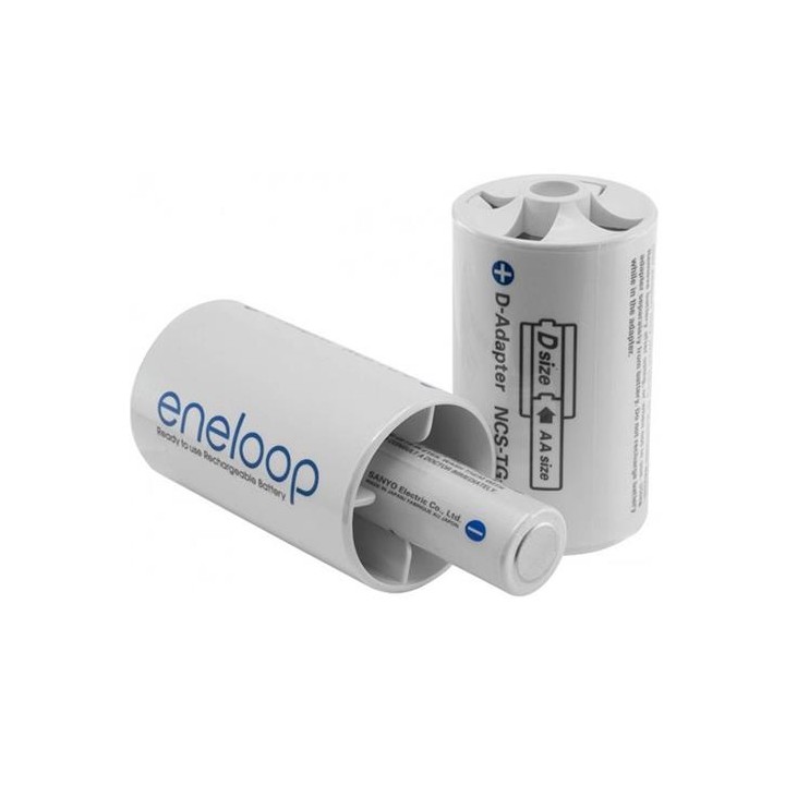 SANYO ADAPTADOR PILAS RECARGABLES TIPO AA AL D