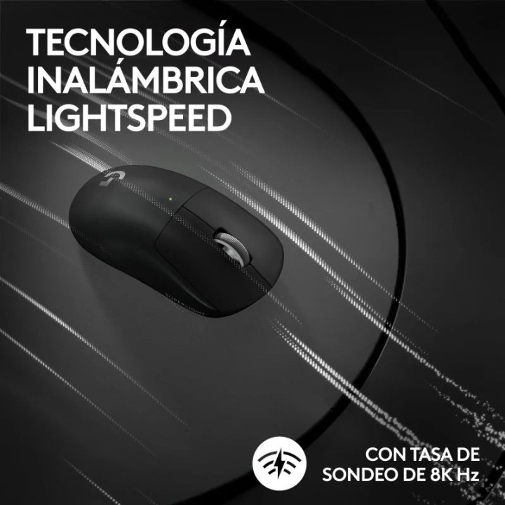 RATON GAMING LOGITECH PRO X SUPERLIGHT 2 WIRELESS 44000DPI BLACK