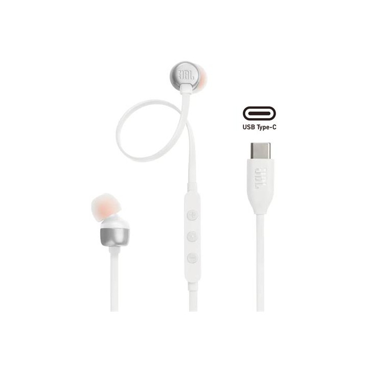 Jbl Tune 310 Auricular USB-C Blanco