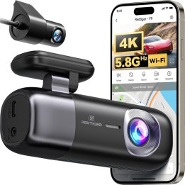 Redtiger F9 Cámara Dual para Auto 4K Wifi y GPS