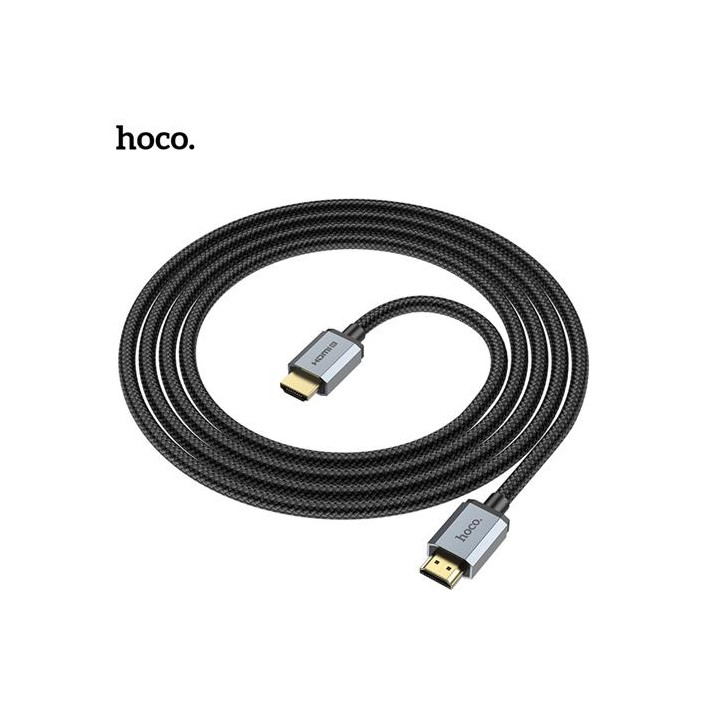 Cable HDTV 2.1 8K Ultra Hd 2 m Hoco US03 Negro