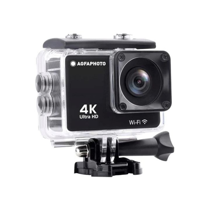 Agfa AC9000 WIFI 4K 30FPS Cámara de Acción Negra
