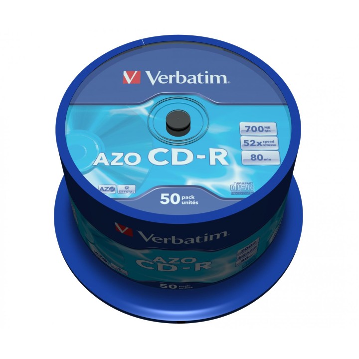 CD-R VERBATIM 50 UNIDADES 700MB 52x 43343