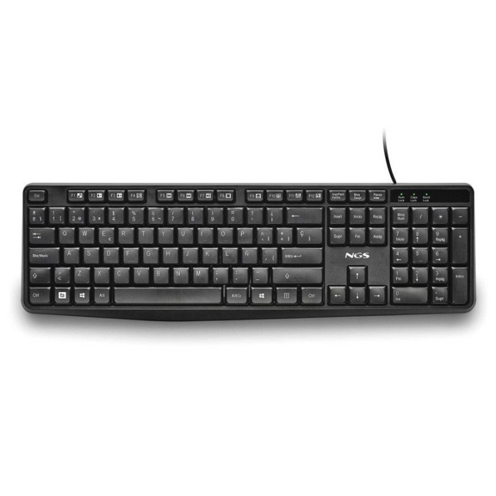 TECLADO NGS FUNKY V4 USB MULTIMEDIA BLACK