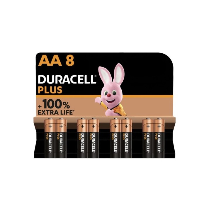 Duracell LR-6 Pila Alcalina Plus (DUR-LR6PBL8)