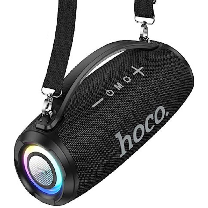 Hoco HA4 Altavoz Bluetooth 40W con Luces RGB Negro