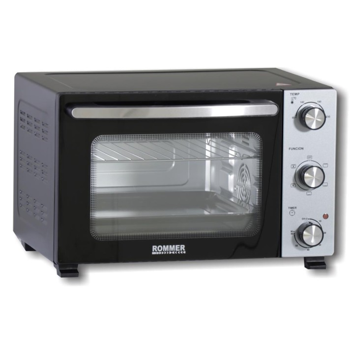 Rommer H28TL Horno C/Grill 1500w Negro/ Inox