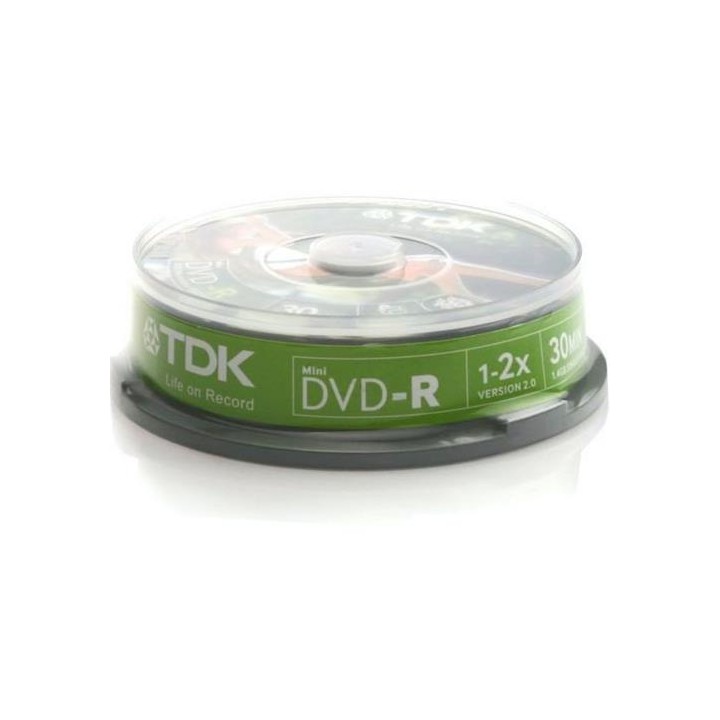 TDK DVD-R1.4 CBEB10 VIDEOCÁMARA (TARRINA 10)