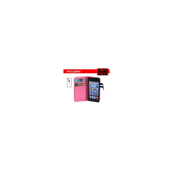 CARCASA WAZZABEE POUCH PARA IPHONE 5/5S ROSA