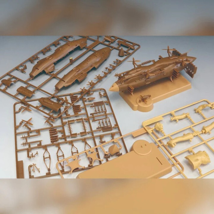 Model Kit Goliath Flying Battleship Airshit Castle in the Sky