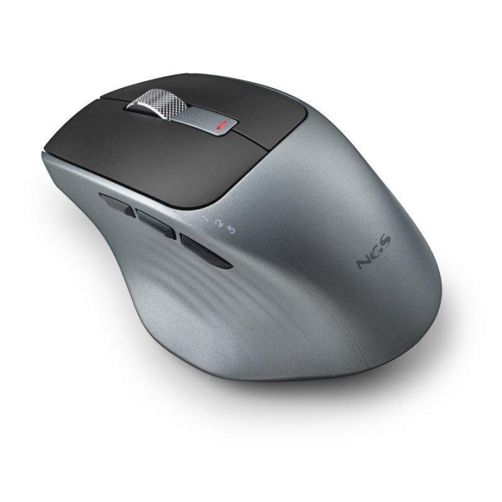 RATON NGS LUSH-RB ERGONOMICO WIRELESS RECARGABLE 1600 DPI BLACK
