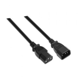 CABLE ALARGADOR ALIMENTACION AISENS CPU IEC C13 HEMBRA - IEC C14 MACHO 1.5M BLACK