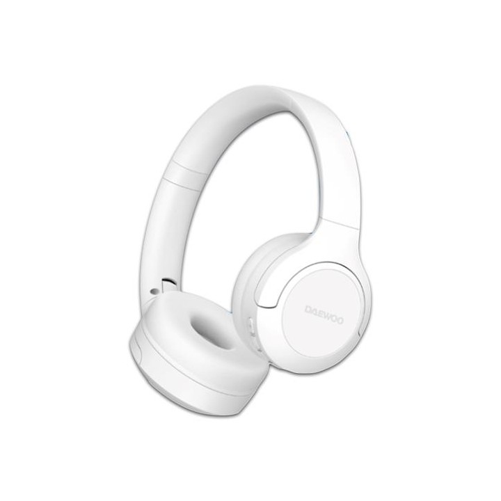 Daewoo DW2018 Auricular Bluetooth con MicroSD y Batería 27h Blanco