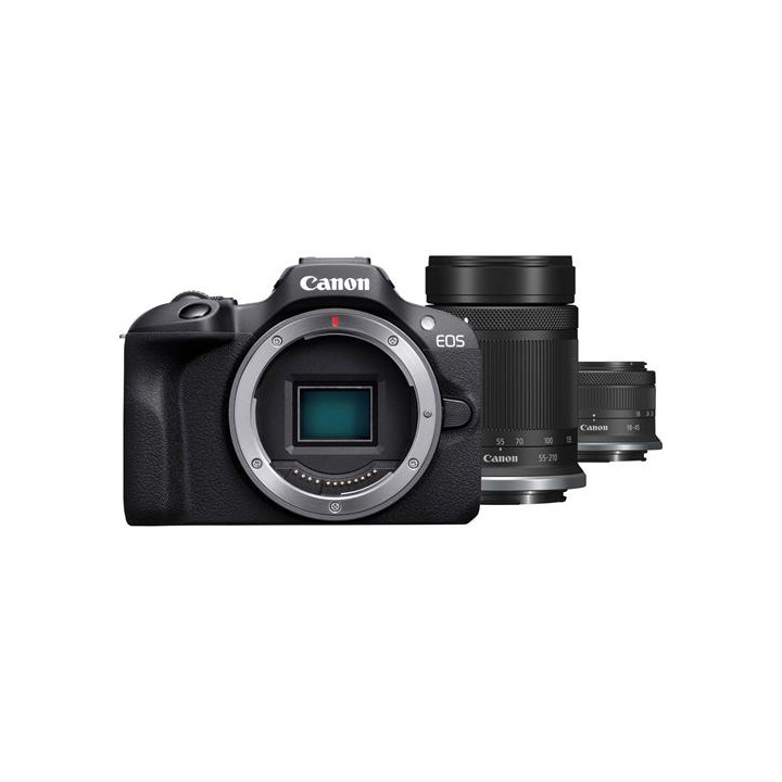 Canon EOS R100 + RF-S 18-45mm IS STM + RF-S 55-210mm IS STM