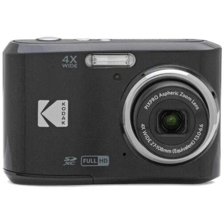 Kodak FZ45 Cámara Digital 16Mp 4X Zoom Full HD Pilas AA Negra