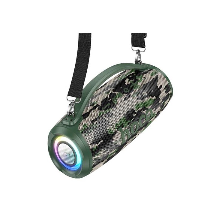Hoco HA4 Altavoz Bluetooth 40W con Luces RGB Camuflaje