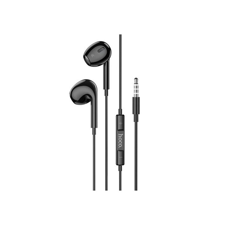 Hoco M101 Auricular jack 3.5mm con Micrófono Negro