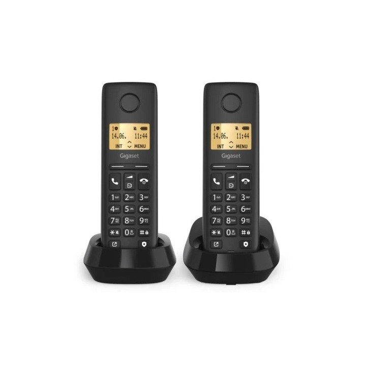 TELEFONO GIGASET BASIC 100 BLACK DUO