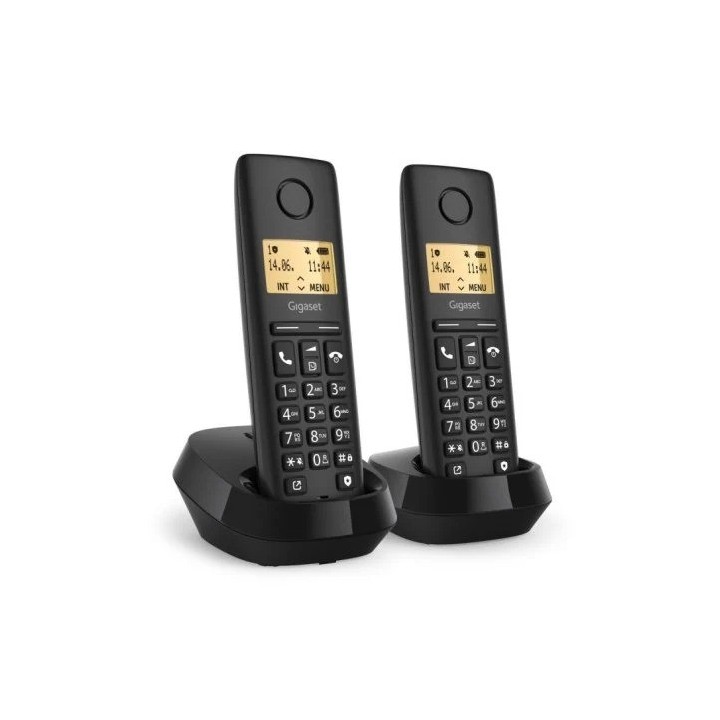 TELEFONO GIGASET BASIC 100 BLACK DUO