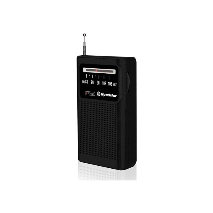 Roadstar TRA-1230 Radio Fm Mono Potátil Negro