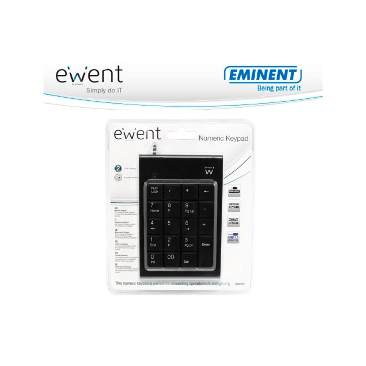 TECLADO NUMERICO EWENT USB EW3102