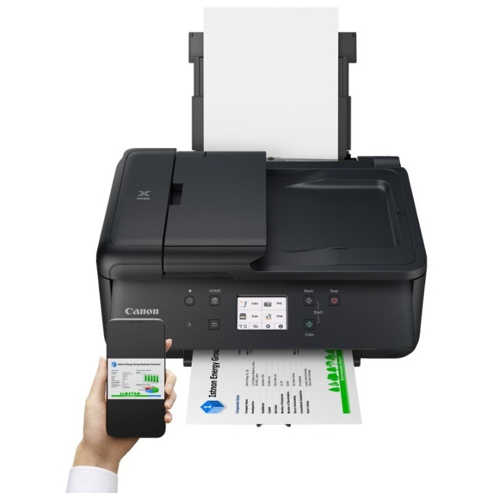 IMPRESORA CANON MAXIFY TR7650 MFP DUPLEX COLOR ADF WIFI BLACK
